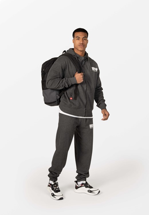 Classic Oversized Zipped Hoodie Gray