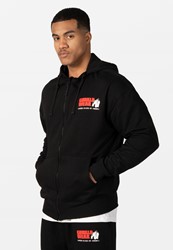 Classic Oversized Zipped Hoodie - Black - M