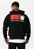 Classic Oversized Zipped Hoodie Black