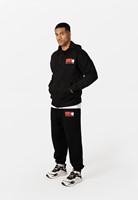 Classic Oversized Zipped Hoodie Black