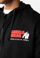 Classic Oversized Zipped Hoodie Black