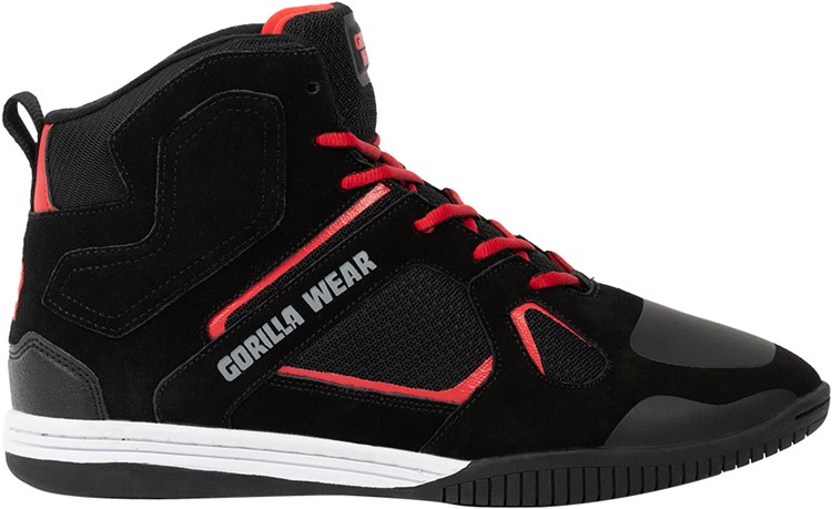 Troy High Tops - Black/Red - EU 37