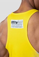 Classic Tank Top Yellow Close Up