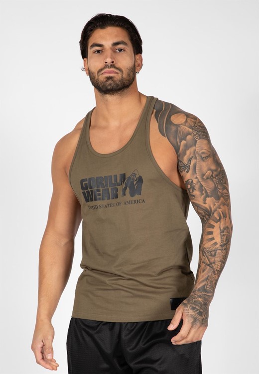 Classic Tank Top - Army Green - 3XL