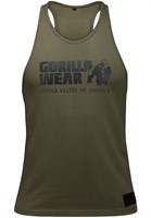 Classic Tank Top Army Green Pop1