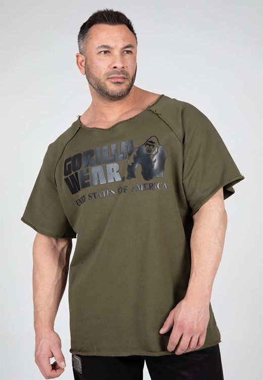 Classic Workout Top - Army Green - L/XL