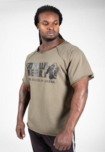 Classic Workout Top - Army Green - S/M