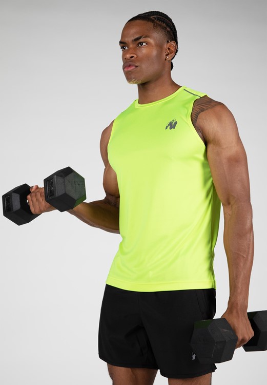 Washington Tank Top - Neon Yellow - XL