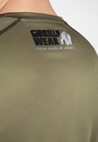 Performance T-Shirt Army Green Close Up