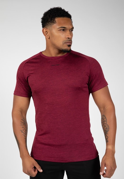 Taos T-Shirt - Burgundy Red - S