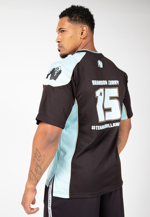 Athlete T-Shirt 2.0 - Brandon Curry - Black/Light Blue - 2XL
