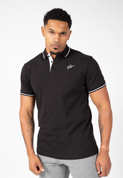 Delano Polo - Black/White - 3XL