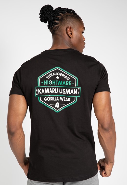 Kamaru Usman T-Shirt - Black - S
