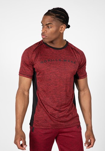 Fremont T-Shirt - Burgundy Red/Black - M