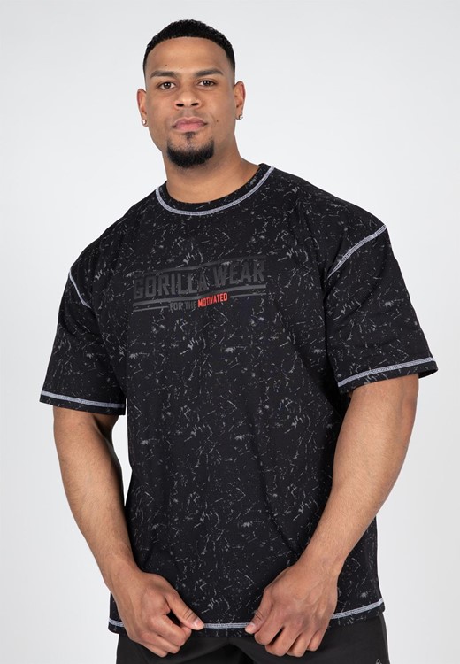 Saginaw Oversized T-Shirt - Washed Black - XL