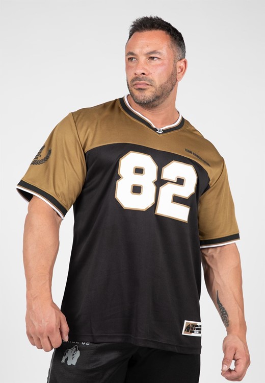Trenton Football Jersey - Black/Gold - S