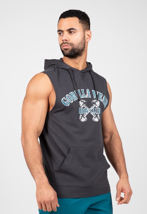 Chico S/L Hooded T-Shirt - Dark Gray - M