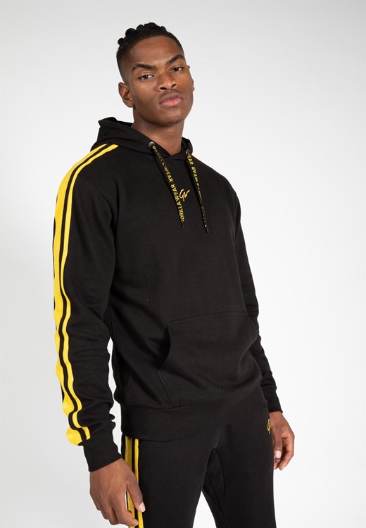 Banks Oversized Hoodie - Black/Yellow - XL