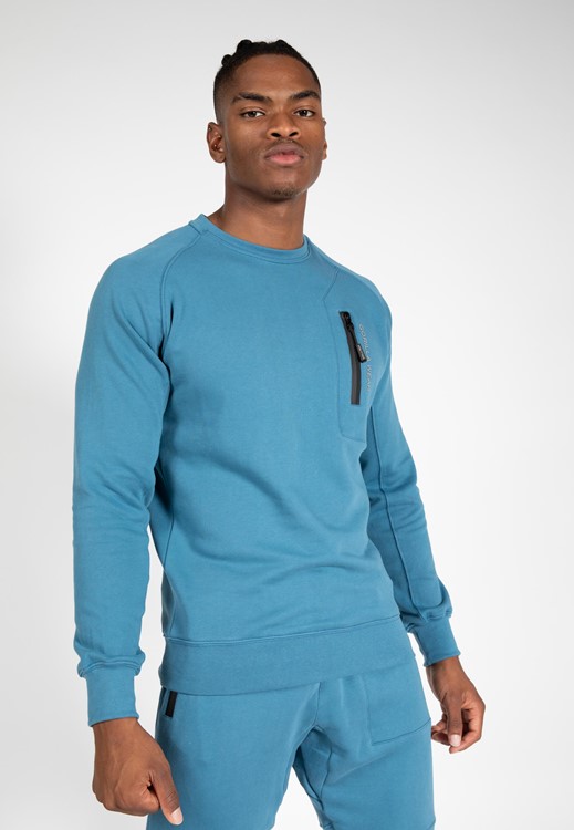 Newark Sweater blue uitgelicht