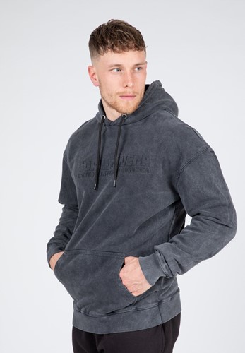 Crowley Men's Oversized Hoodie - Washed Gray - 3XL