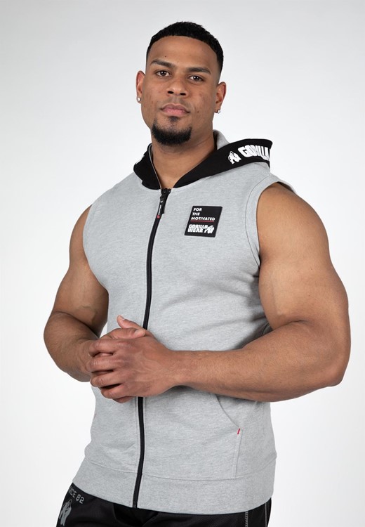Milwaukee S/L Zipped Hoodie - Gray Melange - 2XL