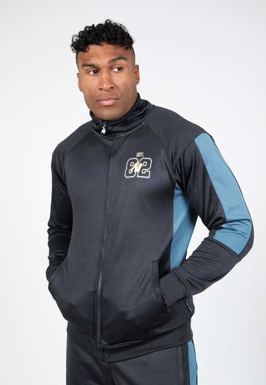 Devon Training Jacket - Gray/Blue - 3XL