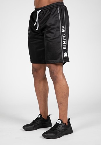 Functional Mesh Shorts - Black/White-S/M