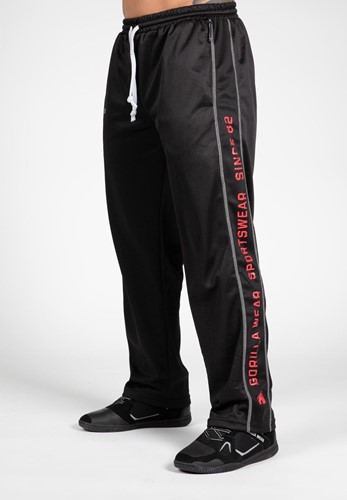 Functional Mesh Pants - Black/Red - L/XL