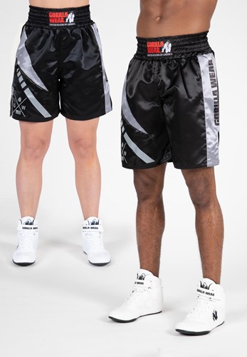Hornell Boxing Shorts - Black/Gray - S