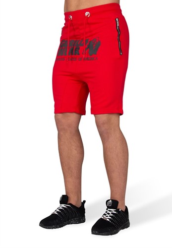 Alabama Drop Crotch Shorts - Red - S