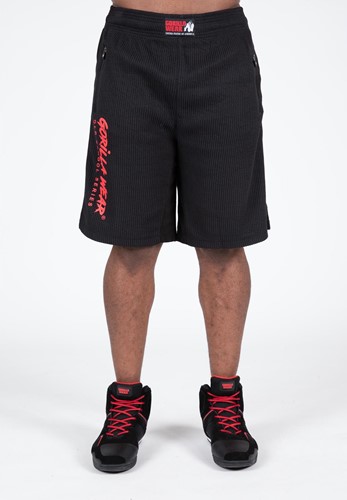 Augustine Old School Shorts - Black/Red - S/M