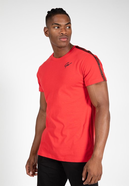 Chester T-shirt - Red/Black - S