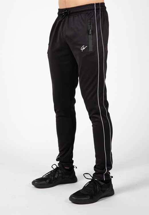Wenden Track Pants - Black/White - 4XL