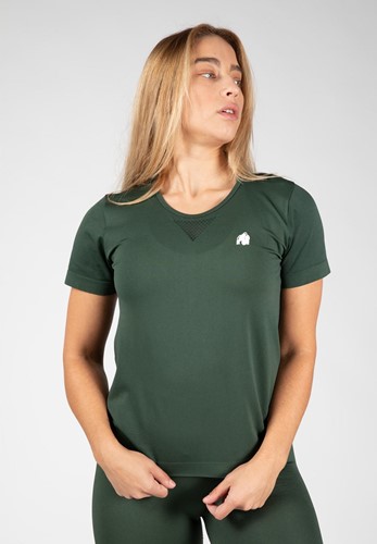 Neiro Seamless T-Shirt - Army Green - S/M