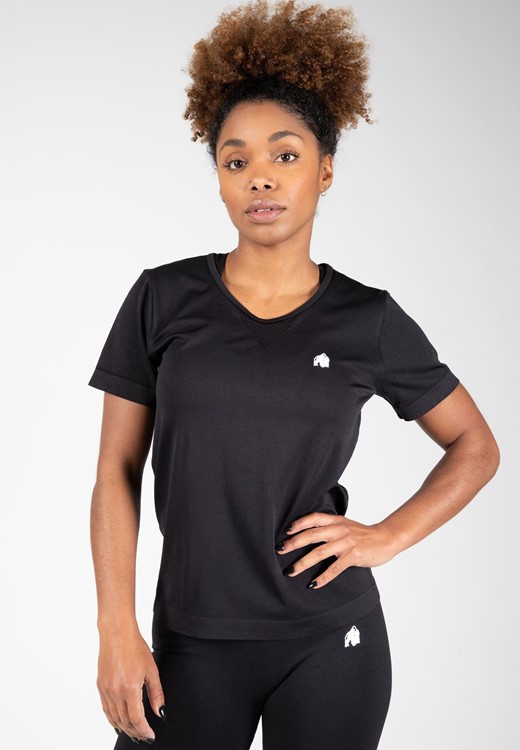 Neiro Seamless T-Shirt - Black - S/M
