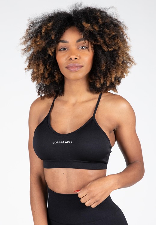 Quincy Seamless Sports Bra - Black - XS/S