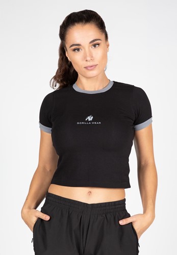 New Orleans Cropped T-Shirt - Black - M