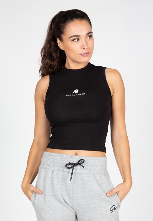 Livonia Crop Top - Black - S