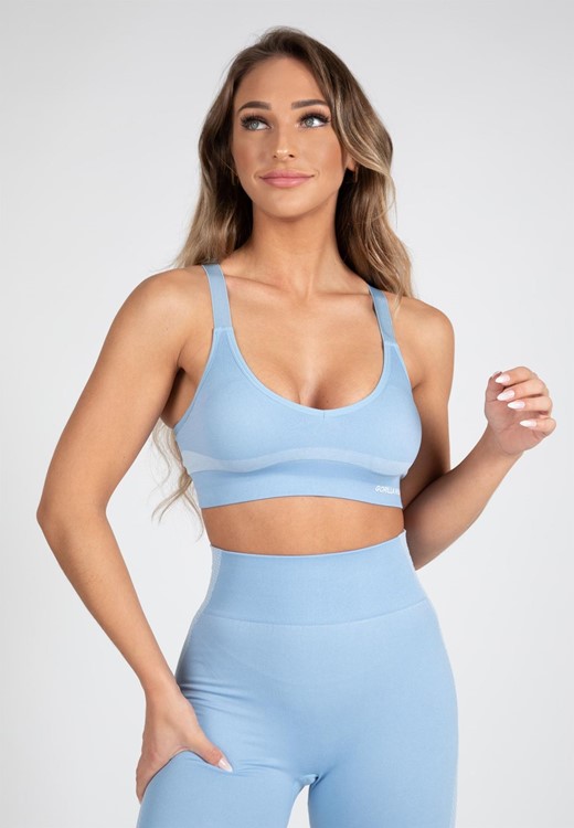 Selah Seamless Sports Bra - Light Blue - XS/S