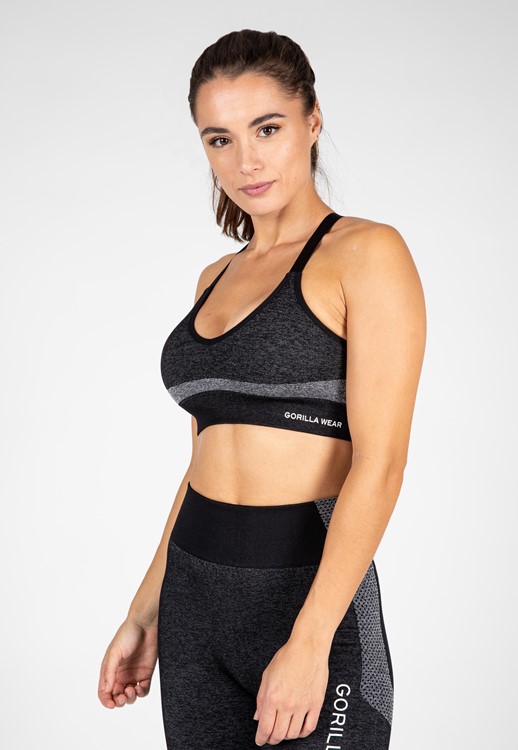 Selah Seamless Sports Bra - Black - XS/S