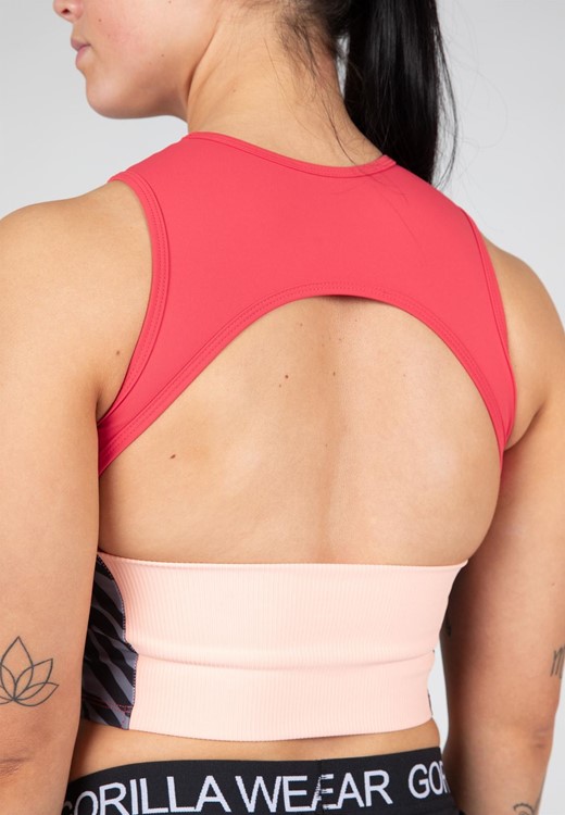 Zion Crop Top Red