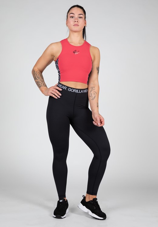 Zion Crop Top Red