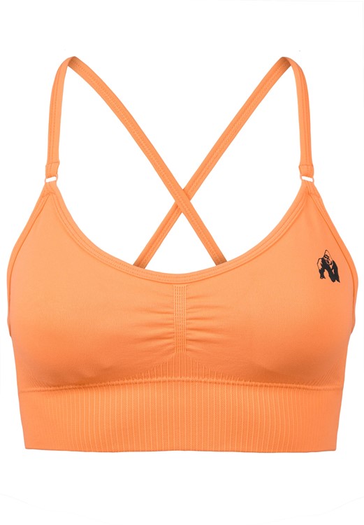 Olivia Seamless Sports Bra Peach