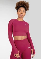 Hilton Seamless Long Sleeve - Fuchsia - M/L