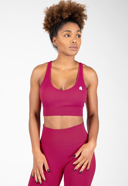 Hilton Seamless Sports Bra - Fuchsia - M/L