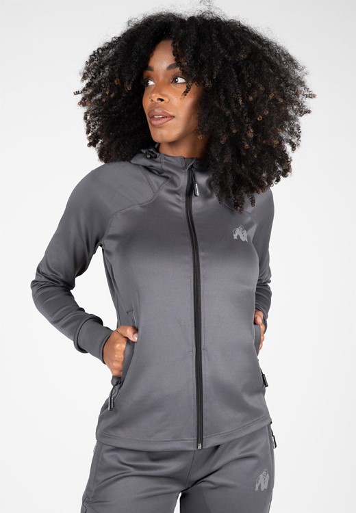 Halsey Track Jacket - Gray - L