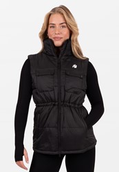 Lucia Puffer Vest - Black - M