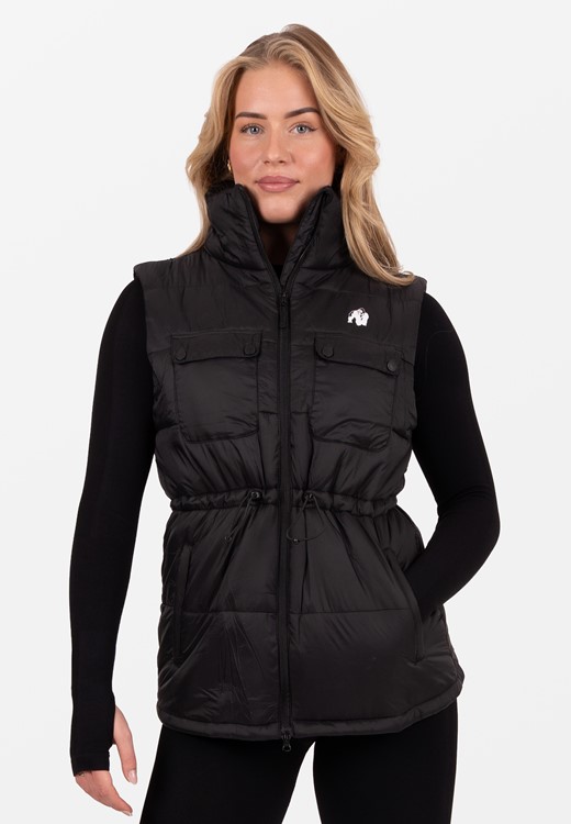 Lucia Puffer Vest - Black - XL