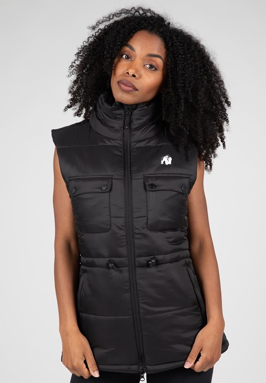 Lucia Puffer Vest - Black - XL