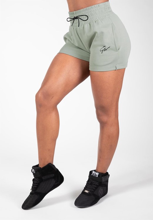 Pixley Sweatshorts - Light Green - M